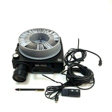 Kodak 850H Slide Projector W/Remote Slide Tray 100-150mm Lens Case Parts READ 
