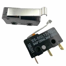 Omron Micro Limit Switch SS-5GL13 Curved Tip Lever 5A 125VAC (2 Pcs) US Stock