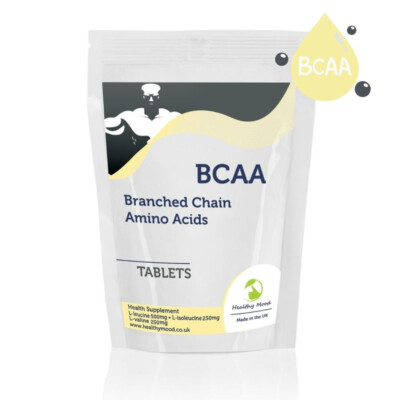 BCAA L-Leucin L-Isoleucin L-Valin 30 Tabletten Bodybuilder Muskelmasse M
