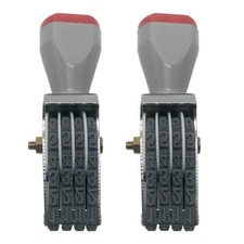 4 Digit Rotating Number StampAdjustable Rubber Changeable Number Stamp Numeri...