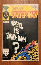 Web of Spider-Man #18 (Marvel Comics, 1986) VF+ 1st Appearance Eddie Brock