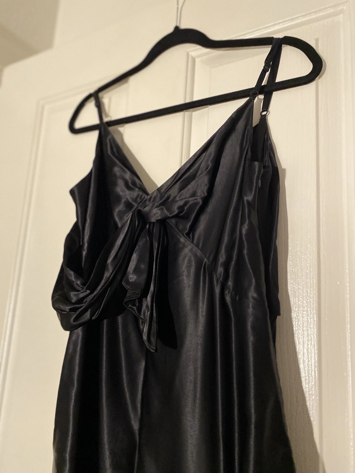 Abito slip Alexander Wang Cami nuovo con etichette con nodi integrati 12 $650