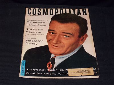 1954 NOVEMBER COSMOPOLITAN MAGAZINE - JOHN WAYNE FRONT COVER - E 14280