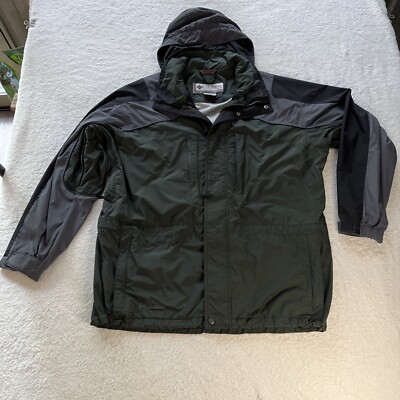 Columbia Vertex Men’s Jacket Size L Parka Waterproof Breathable Hunter  Green