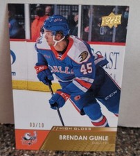 RARE! 21-22 Upper Deck Hockey AHL #57 Brendan Guhle High Gloss! 3/10 Gulls!