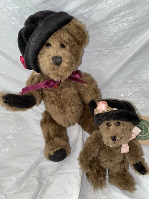 Boyds Bears Plush Aunt Alice & Simone Vintage Collectible Bears