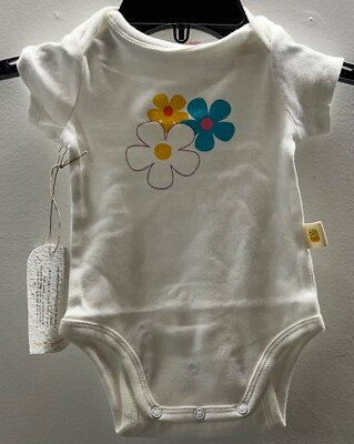 Cloth Bottom Baby Girls One Piece Romper 0-3M