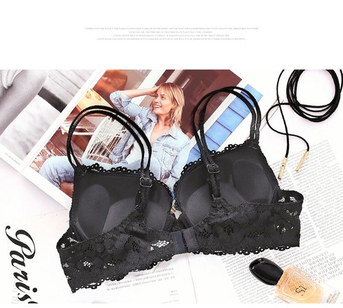 Sexy Lingerie Sets Half Cup Brassiere Women Comfy Push-up Bra And Panty Set DN - Picture 16 of 52