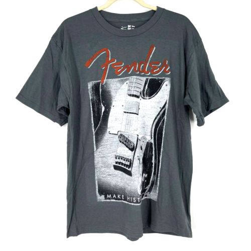 Fender Guitar Official Merch Fender Make History Graphic Tee Shirt XL NWOT - Afbeelding 1 van 6