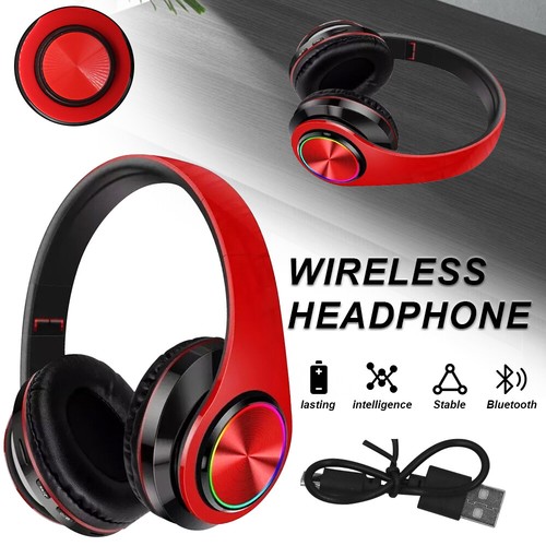With Mic Wireless Headphones Noise Cancelling Bluetooth 5.0 Earphone Headset - Picture 13 of 13