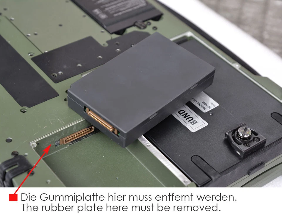 Military Roda Notebook 15 " 38cm 320GB Windows XP Firewire RS-232 Lpt Parallel - Image 4 of 4