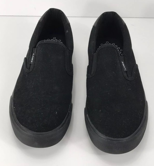 Lugz Mens Black Slip On Canvas Sneakers Size 8.5 eBay