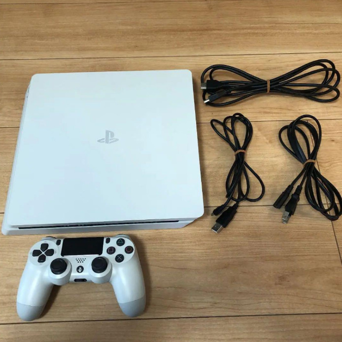 Sony Playstation 4 PS4 Console 500B CUH-2100AB02 Slim Glacier White Fedex  F/S