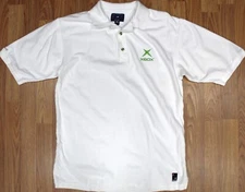 VTG c. 2001 XBOX POLO SHIRT PORT AUTHORITY PIQUE KNIT MICROSOFT X-BOX LARGE, L