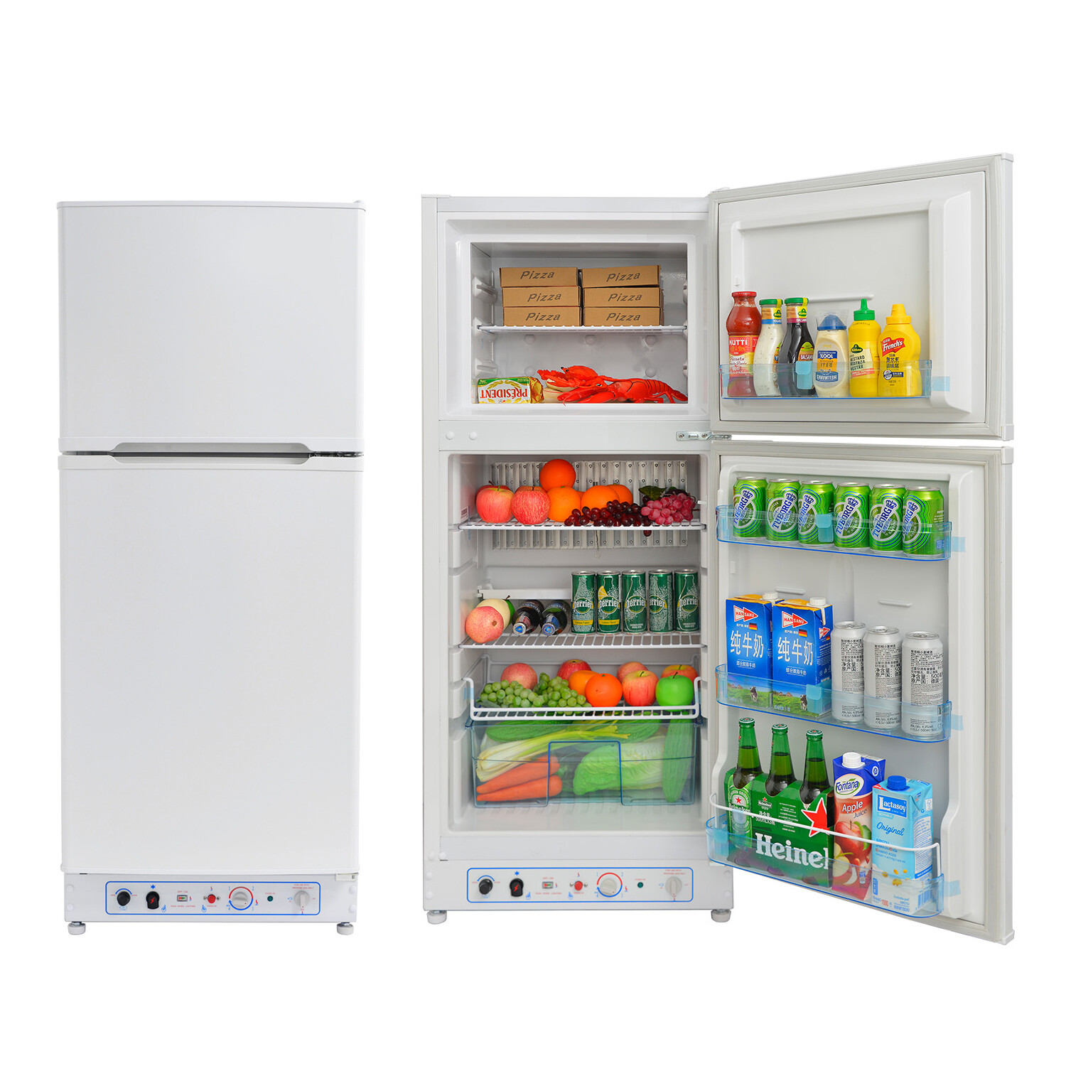 Smad 185L LPG Gas Fridge Freezer Rv / Motorhome Caravan Cottage LPG