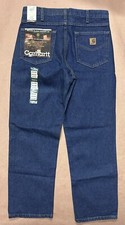 Vintage 1990  s Carhartt Blue Jeans, Relaxed Fit, Deadstock NWT, Size 32x30