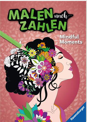 Ravensburger Buch Kreativität Malen nach Zahlen Mindful Moments 48916