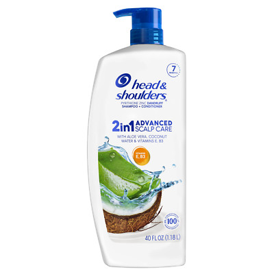 Head & Shoulders 2-in-1 Dandruff Shampoo Conditioner Advanced Scalp Care 40 oz