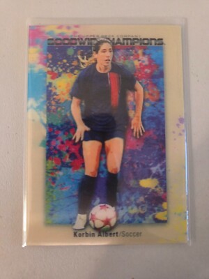 Korbin Albert Splash of Color 3D Lenticular 2024 Upper Deck Goodwin Champions