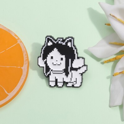 Undertale Temmie Video Game Dog Enamel Pin Badge