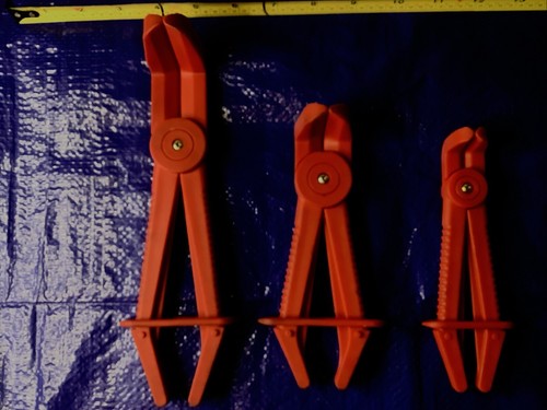 Mac Tools FCSA1 FCSA2 FCSA3 Locking Angle Hose Pinching Shut Clamp Plier FCS Set - Picture 4 of 5