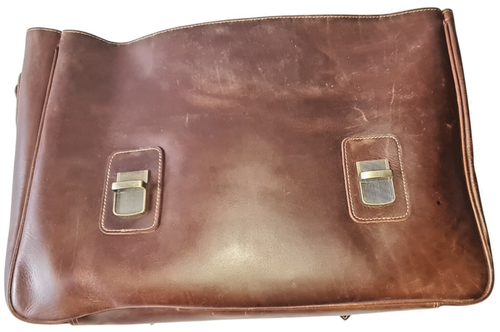 100 % Cow Grain Leather Hand Made , laptop briefcase bag, business briefcase - 第 14/24 張圖片