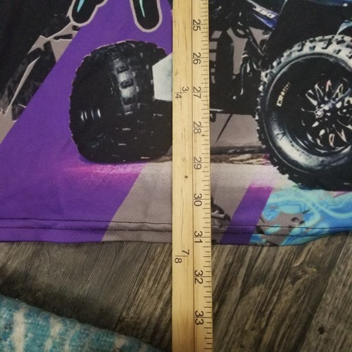 Team Amantes Del Fango ATV Four Wheeler Jersey 2XL Purple Blue Motocross - Picture 4 of 18