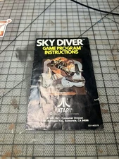 Atari 2600 Sky Diver Game Program Instruction Manual Booklet (1979)