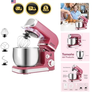 Stand Mixer Electric Food Mixer 3.2QT Small Kitchen Mixer 6 Speeds Purple