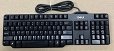 Dell SK-8115 PS/2 USB Wired Keyboard Black 104-Key w/ Numeric Keypad Tested