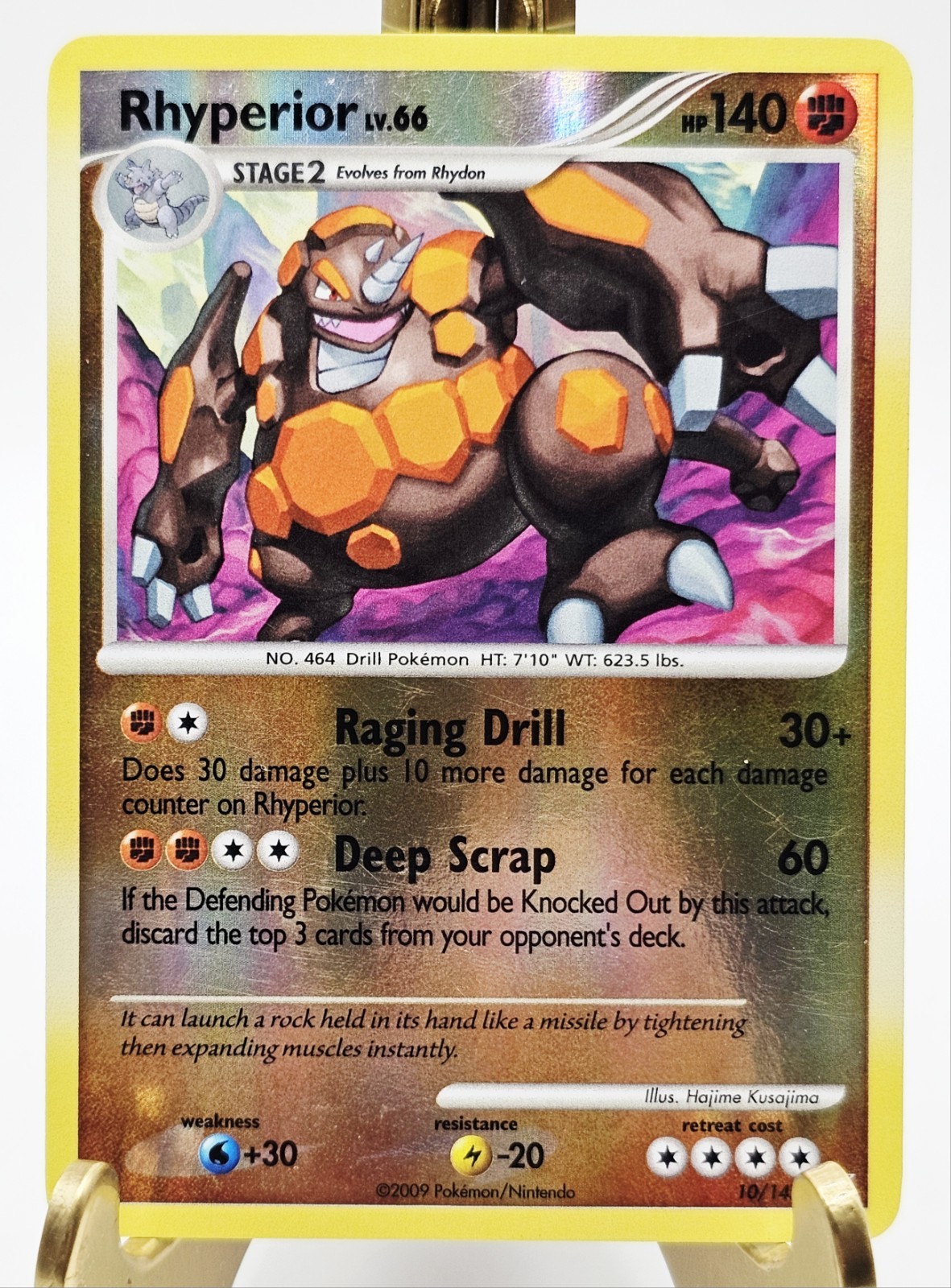 Pokemon Card - Rhyperior Supreme Victors 10/147 Reverse Holo LP-NM