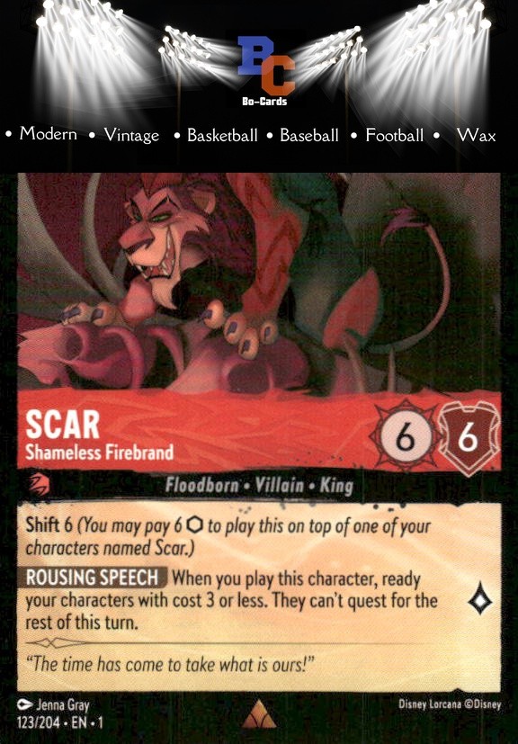 The First Chapter #123/204 Scar