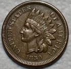 About Uncirculated 1859 Indian Head Cent, Sharply Struck specimen.