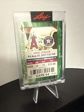 2022 Leaf Game Day Ticket Mike Trout 2017