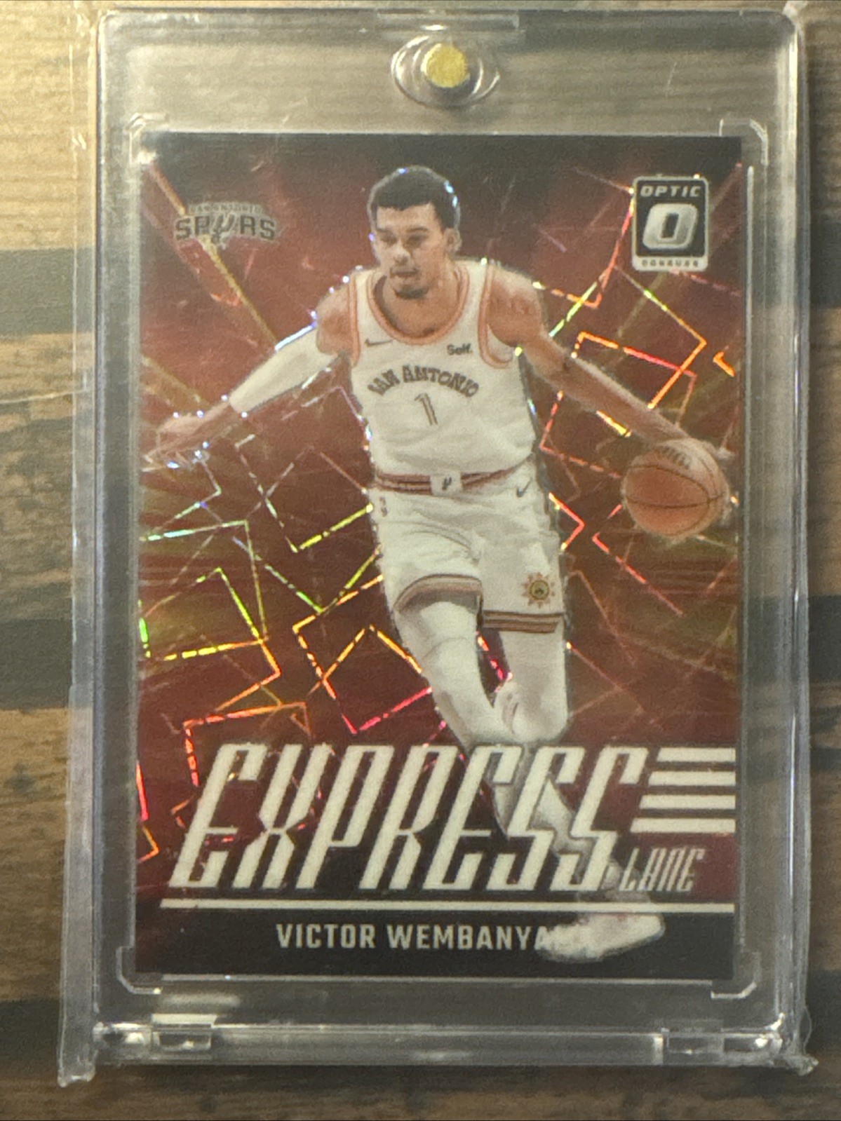2024-25 Panini Donruss Optic White Velocity /59 Express Lane Victor Wembanyama