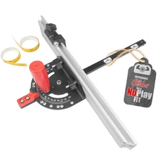 Miter Gauge 2000 SE HDF NoPlay Expandable Glides Steel Miter Bar for 3/4 x 3/...