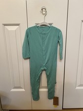 NWT Kyte Baby Turquoise Bamboo Footie 6-12 Mo...