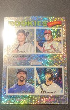 2026 Topps Heritage - Quad Rookies Warming Bernabel, Cesar Prieto, Kyle...