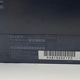 Sony PlayStation 2 PS2 Console SCPH-50001 w/ OEM Controller Cables Tested