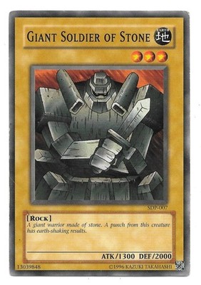 Giant Soldier Of Stone SDP-007 - Yu-Gi-Oh! Karte
