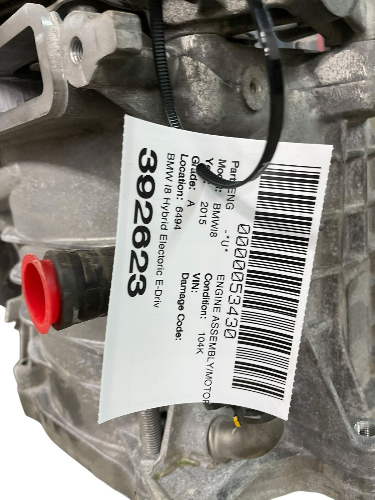 2014-2020 BMW I8 OEM BMW I8 Hybrid Electoric E-Drive Unit Motor Assembly *104k