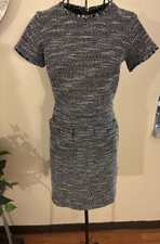 Loft Bleu Multicolor dress size XS, zipback,  pockets In Excellent Condition 