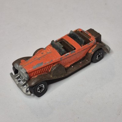 Vintage Hot Wheels Blackline 1976 Orange 31 Doozie Hong Kong No Roof