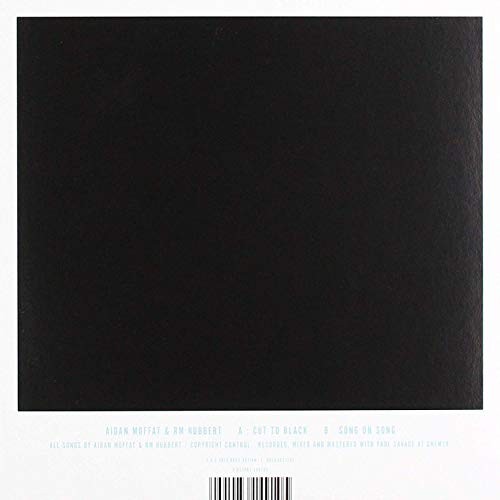Aidan Moffat Rm Hu - Cut To Black - Vinyl Record 7 Single - F123Z-image
