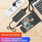2025 IDE SATA Adapter Kabel zu USB 2,5" + 3,5" Festplatte Laufwerk HDD Computer