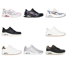 SKECHERS WOMENS UNO COURTED AIR SNEAKER