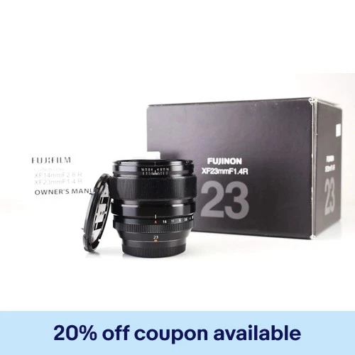 Fuji XF 23mm F1.4 R Autofocus Prime Lens Refurbished +12 Month Guarantee