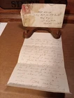 Org Civil War Letter & Cover To Chas Delemere Care Of Cpt Morton 14th Army 1862
