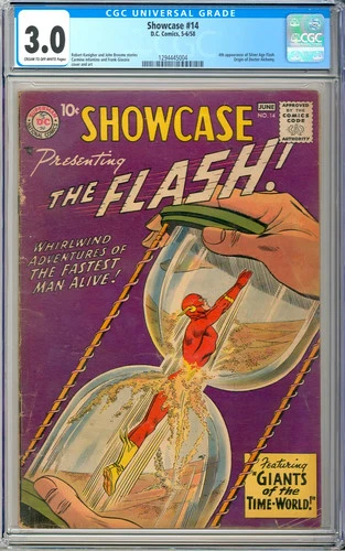 Showcase #14 (The Flash) Silver Age Superhero Vintage DC Comic 1958 CGC 3.0