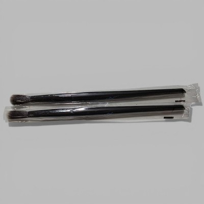 Skinn Dimitri James 2pc Lot Eyeshadow Makeup Brush Black 6 3/4'' Long - New (x2)